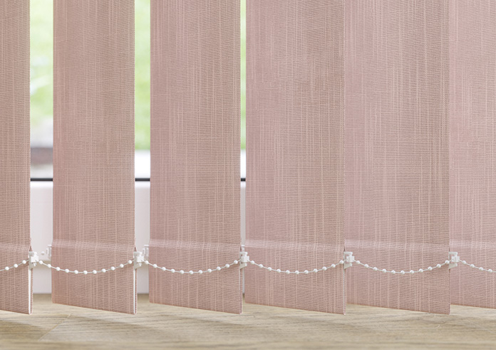 Brindisi, Victorian Pink - Vertical Blind Slats - Image 3